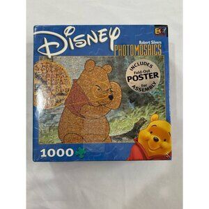 Disney Winnie the Pooh Photomosaic 1000 Piece Jigsaw Puzzle by Robert Silver